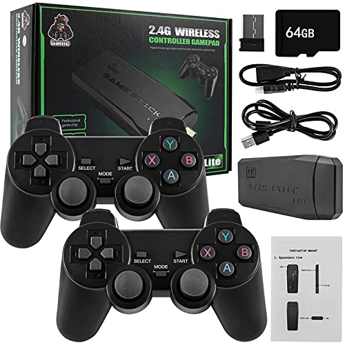 M8 Wireless Controller Gamepad With 64gb Tf Card Plug and Play Video Game Stick Built in 10000+ Games, 4K HD HDMI Output with Two Game Controllers # 43