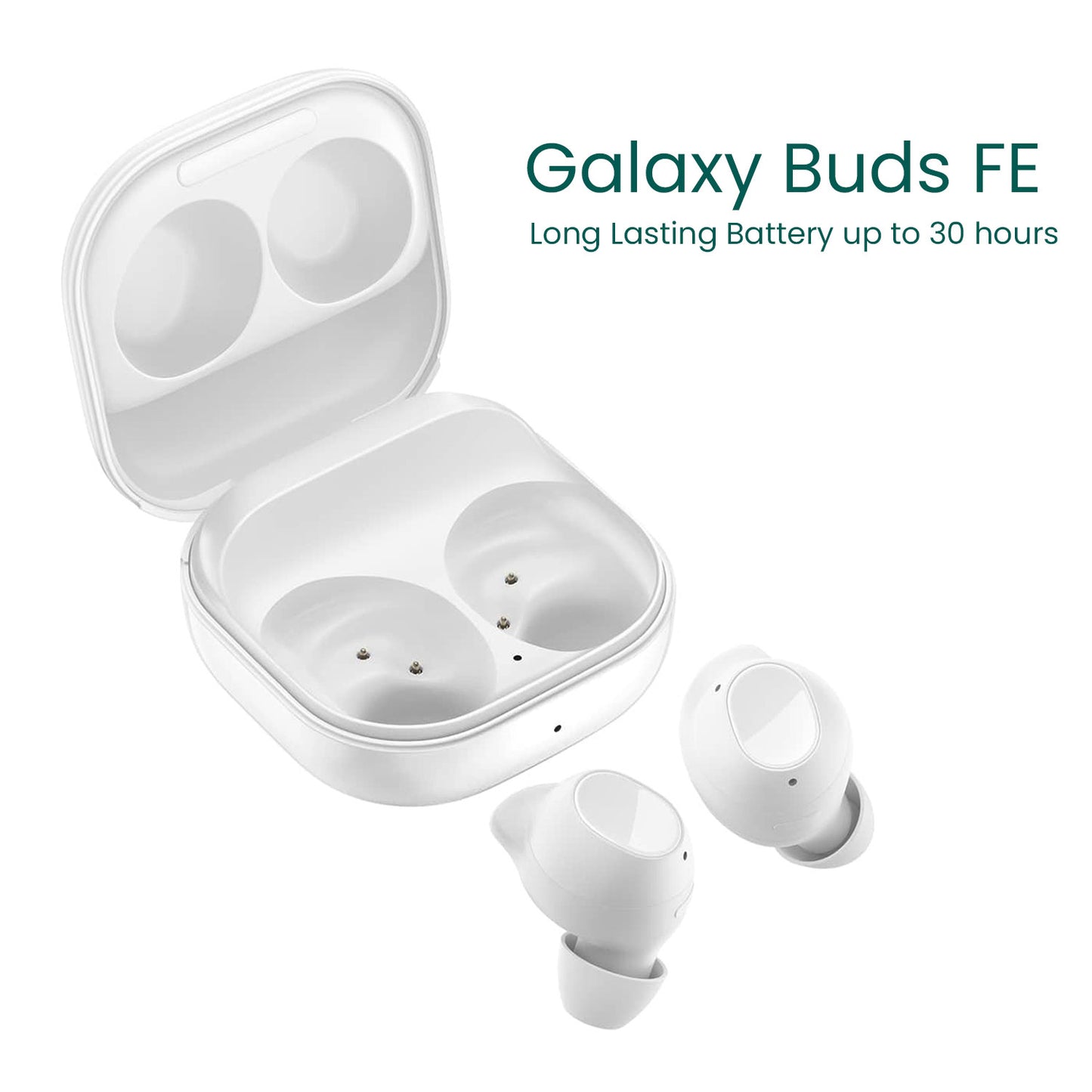 Samsung Galaxy Buds Fe True Wireless Bluetooth Earbuds Sm-R400n White # 57