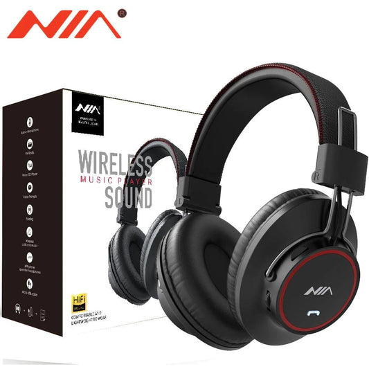 Nia S3000 Over Ear Music Headset Wireless Bluetooth Headphones # 47