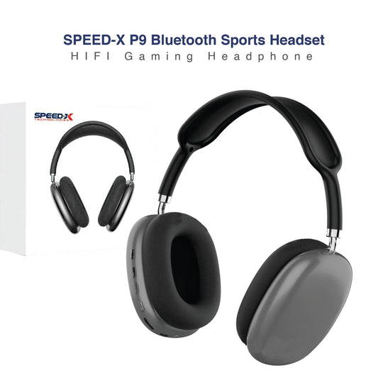 Speed-X Technologies P9 بلوٹوتھ ہیڈ فون بلٹ ان مائک کے ساتھ تمام اینڈرائیڈ ڈیوائسز اور پی سی # 58 کے لیے مطابقت رکھتا ہے۔ 