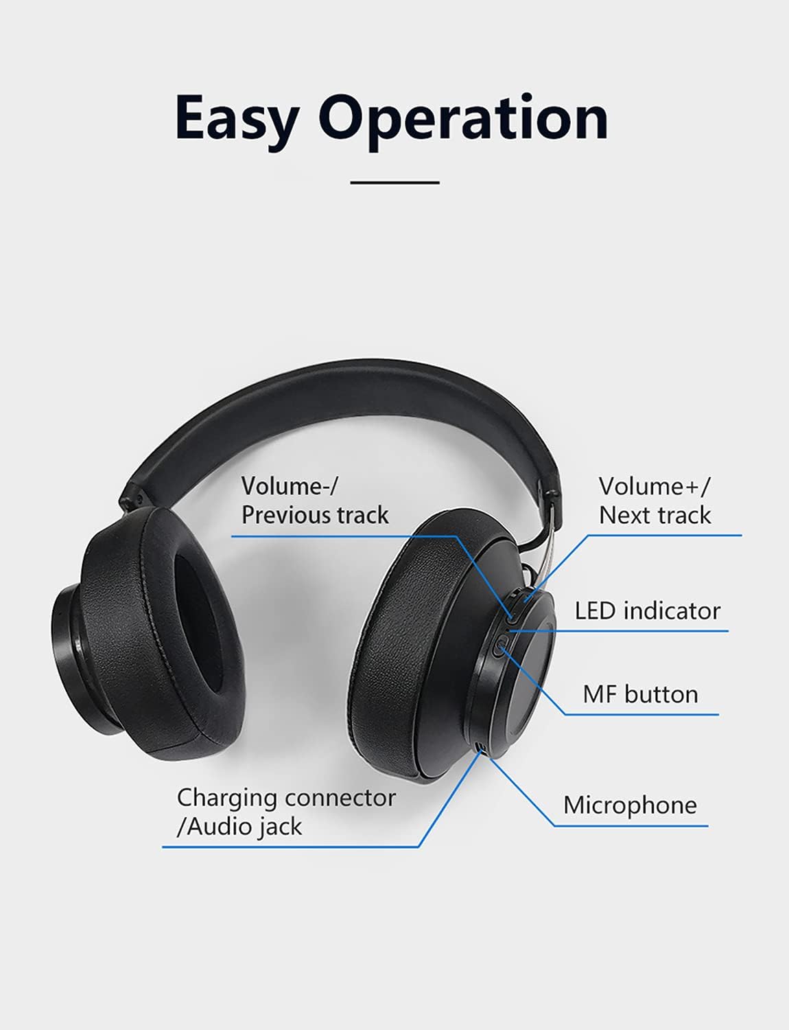 Bluedio Bt5 Wireless Headphone And Wired Stereo Bluetooth Over-ear Headset With Built-in Microphone # 14