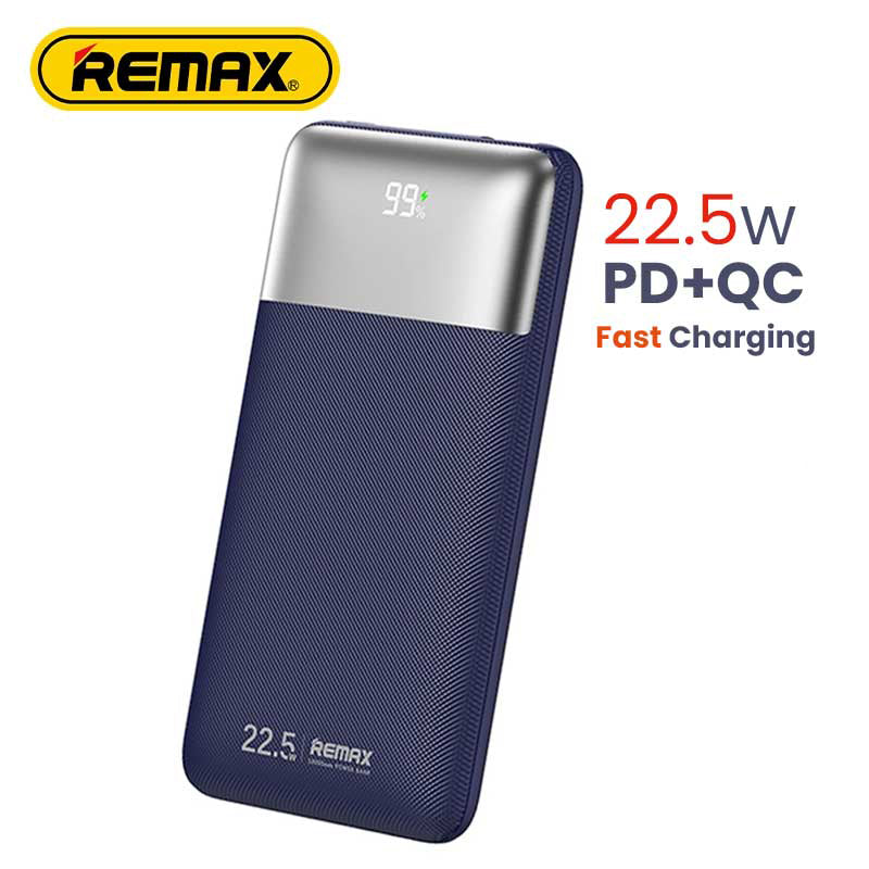 REMAX Kiyuan سیریز 20W+22.5W PD+QC فاسٹ چارجنگ پاور بینک 10000mAh RPP-5 سفید #51