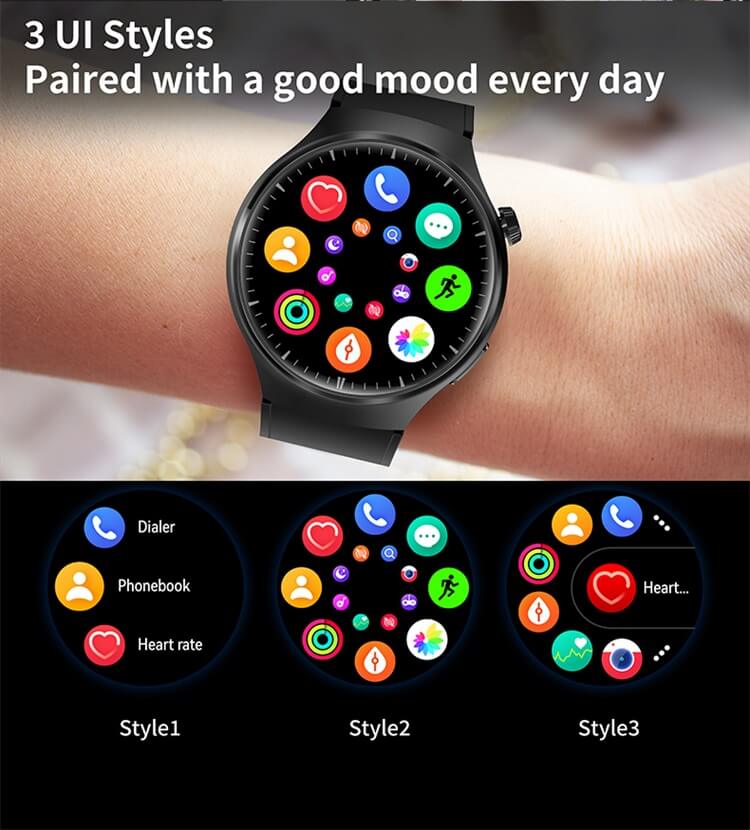 Watch 4 Pro Suit Smart Watch with 7 Straps | 2.3 inch HD Display | Bluetooth Calling | Custom Wallpaper | Wireless Charging | Compatible with All Phones # 67