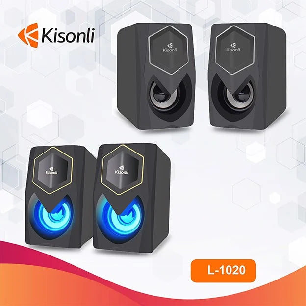 Kisonli L-1020 Usb وائرڈ لاؤڈ اسپیکر # 33